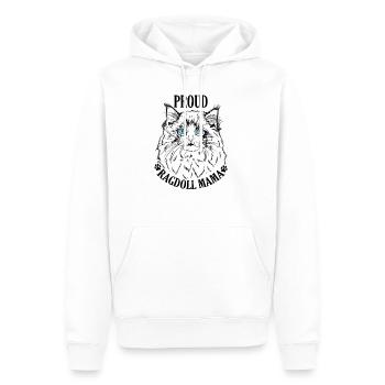 Proud Ragdoll Mama Hauskatze Rasse - Männer Premium Bio Hoodie - Weiß - Vorne - Nico (187cm)