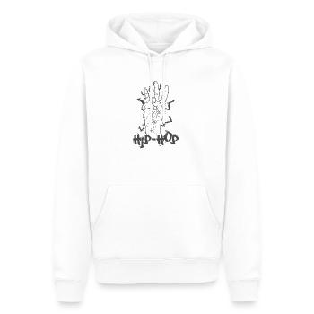 Hip Hop Musik Rap Graffiti Freestyle - Männer Premium Bio Hoodie - Weiß - Vorne - Nico (187cm)