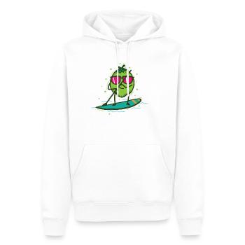 Coconut in SUP Stand up Paddling - Men’s Premium Organic Hoodie - white - Front - Nico (187cm)