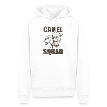 Camel Squad Dromedar Wüste Höcker - Männer Premium Bio Hoodie - Weiß - Vorne - Nico (187cm)