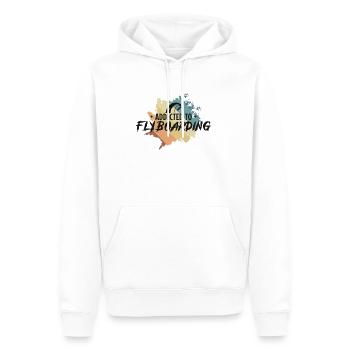 Addicted to Flyboarding Wassersport - Männer Premium Bio Hoodie - Weiß - Vorne - Nico (187cm)