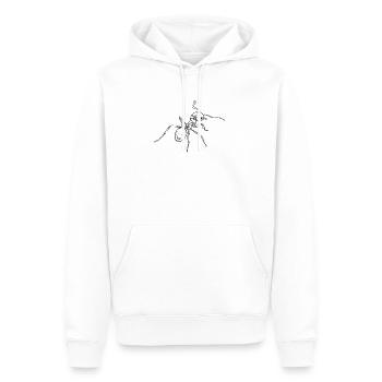 Ameise krabbelnde Insekten soziale Tiere - Männer Premium Bio Hoodie - Weiß - Vorne - Nico (187cm)
