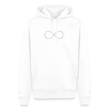 Ameisen Unendlich Formation fleißige Insekten - Männer Premium Bio Hoodie - Weiß - Vorne - Nico (187cm)