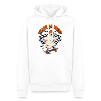 Skate or Treat Geist Halloween - Männer Premium Bio Hoodie - Weiß - Vorne - Nico (187cm)