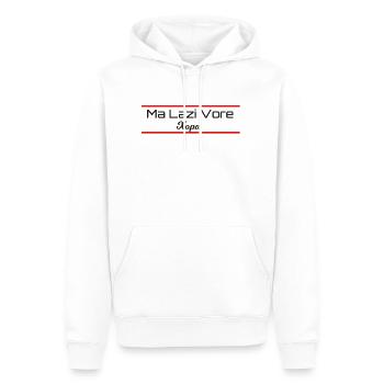 Hopa Xopa Lazca Lazuri Lazisch T-Shirt - Männer Premium Bio Hoodie - Weiß - Vorne - Nico (187cm)