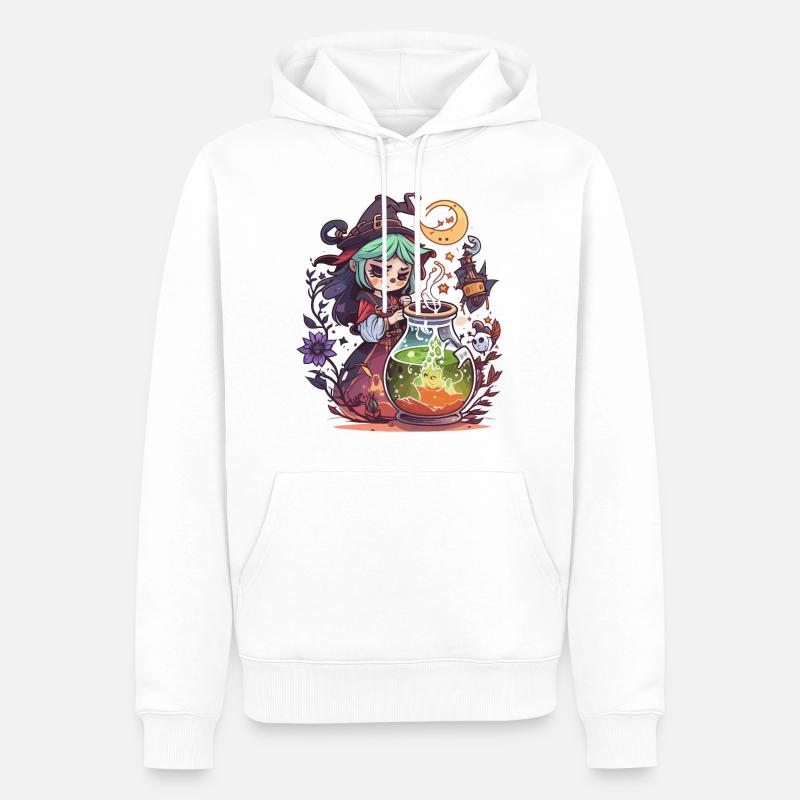 Breuvage de sorcières - Sweat à capuche Premium bio Homme - blanc