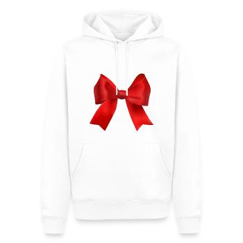 red ribbon - Men’s Premium Organic Hoodie - white - Front - Nico (187cm)