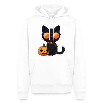 Lunettes de soleil pour chat Halloween Hangover - Sweat à capuche Premium bio Homme - blanc - Devant - Nico (187cm)