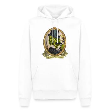 Hops sir - Men’s Premium Organic Hoodie - white - Front - Nico (187cm)