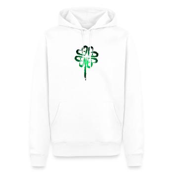 Kleeblatt Symbol Keltische Symbole - Männer Premium Bio Hoodie - Weiß - Vorne - Nico (187cm)