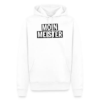 Moin Meister! lustig spruch hamburg norden chef - Männer Premium Bio Hoodie - Weiß - Vorne - Nico (187cm)