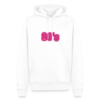 Enfant des années 80 né dans les années 80 à plus de 30 ans - Sweat à capuche Premium bio Homme - blanc - Devant - Nico (187cm)