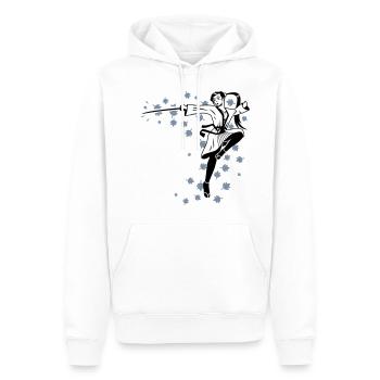 Swordgirl - Männer Premium Bio Hoodie - Weiß - Vorne - Nico (187cm)