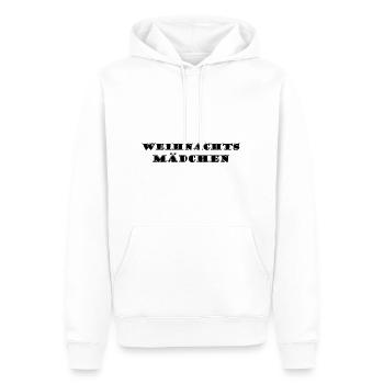 Frohe Weihnachten und besinnliches Heilig Abend - Männer Premium Bio Hoodie - Weiß - Vorne - Nico (187cm)