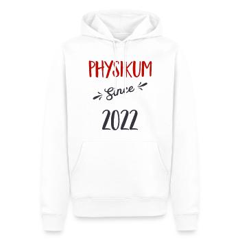 physikum since 2022 - Männer Premium Bio Hoodie - Weiß - Vorne - Nico (187cm)