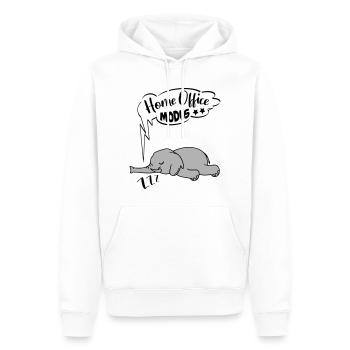 Home Office Mode Elephant Ingnorant No Nö Chef - Sweat à capuche Premium bio Homme - blanc - Devant - Nico (187cm)