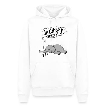 Ja Chef später Elefant Ingnorant Nein Nö Chef - Männer Premium Bio Hoodie - Weiß - Vorne - Nico (187cm)