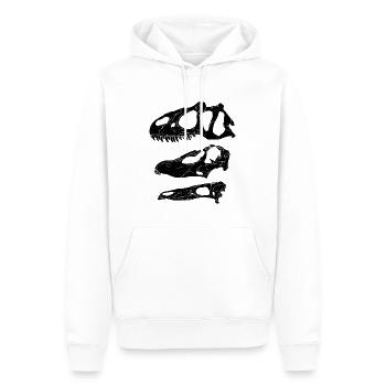 Allosaurus Diplodocus Stegosaurus - Männer Premium Bio Hoodie - Weiß - Vorne - Nico (187cm)