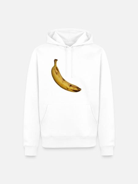 Banane - Männer Premium Bio Hoodie - Weiß