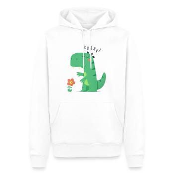 Scary Monster - Men’s Premium Organic Hoodie - white - Front - Nico (187cm)