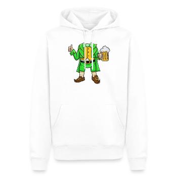 St Patricks Day Leprechaun Costume Goblin Kostüm - Männer Premium Bio Hoodie - Weiß - Vorne - Nico (187cm)
