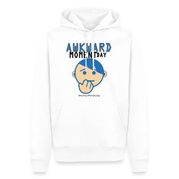 Day of Embarrassing moments - Men’s Premium Organic Hoodie - white - Front - Nico (187cm)