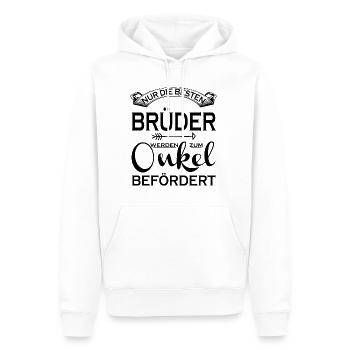 Onkel Neffe Familie Geschenk Bruder - Männer Premium Bio Hoodie - Weiß - Vorne - Nico (187cm)