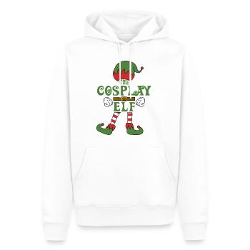 The Cosplay Elf Christmas Family Outfit - Männer Premium Bio Hoodie - Weiß - Vorne - Nico (187cm)