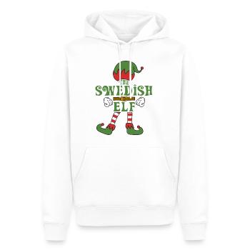The Swedish Elf Christmas Family Outfit - Men’s Premium Organic Hoodie - white - Front - Nico (187cm)
