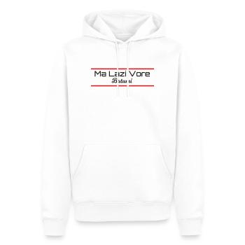Batumi Lazca Lazisch - Männer Premium Bio Hoodie - Weiß - Vorne - Nico (187cm)
