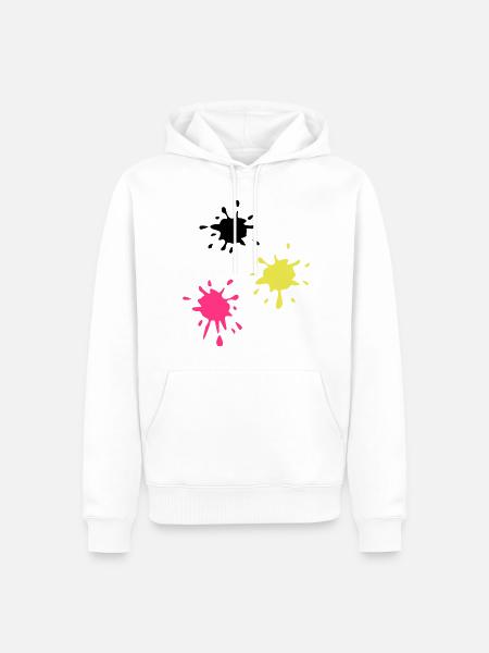 Kunst, Fleck, Paintball - Männer Premium Bio Hoodie - 
