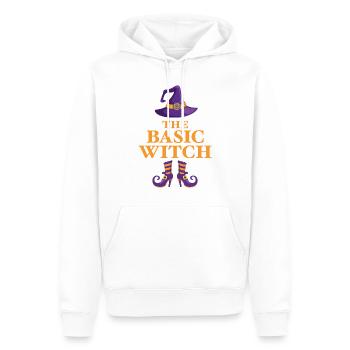 The Basic Witch - Men’s Premium Organic Hoodie - white - Front - Nico (187cm)