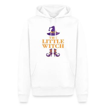 Die kleine Hexe - Männer Premium Bio Hoodie - Weiß - Vorne - Nico (187cm)