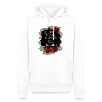 Rose Hathaway cite Juliette ne chapeau jamais pour tuer Roméo - Sweat à capuche Premium bio Homme - blanc - Devant - Nico (187cm)