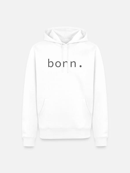 bonn. - Männer Premium Bio Hoodie - Weiß
