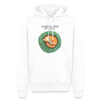 Fox and rabbit sleep peacefully - Men’s Premium Organic Hoodie - white - Front - Nico (187cm)