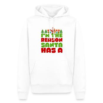 T-Shirt Design für Weihnachten - Männer Premium Bio Hoodie - Weiß - Vorne - Nico (187cm)