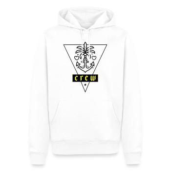 Crew Anchor Love Vacation - Sweat à capuche Premium bio Homme - blanc - Devant - Nico (187cm)