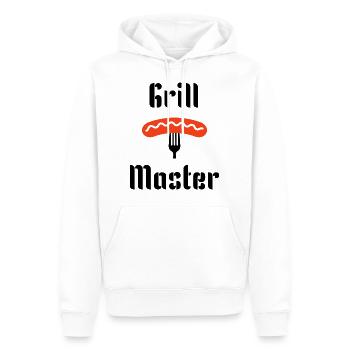 grill master2 - Männer Premium Bio Hoodie - Weiß - Vorne - Nico (187cm)
