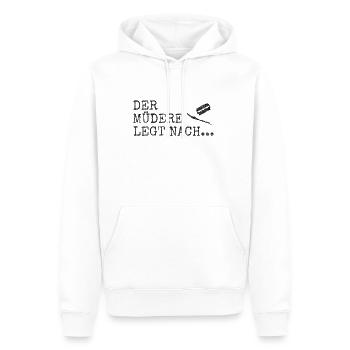 Kokain Koks Crystal Meth lustige Drogen Wortspiel - Männer Premium Bio Hoodie - Weiß - Vorne - Nico (187cm)