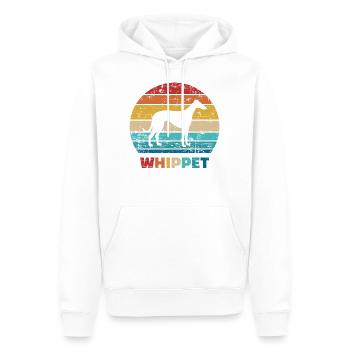 Whippet - Sweat à capuche Premium bio Homme - blanc - Devant - Nico (187cm)