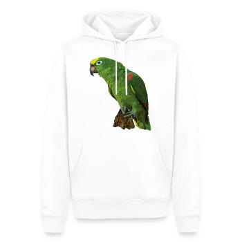 Gelbkronenpapagei - Männer Premium Bio Hoodie - Weiß - Vorne - Nico (187cm)
