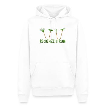 Rechenzentrum Informatik Garten Rechen - Männer Premium Bio Hoodie - Weiß - Vorne - Nico (187cm)