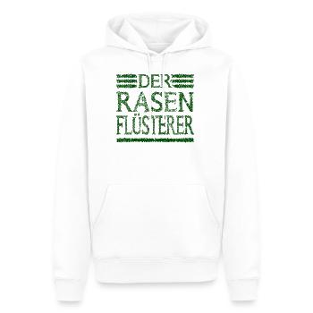 Rasenmäher Platzwart Mähen Der Rasen Flüsterer - Männer Premium Bio Hoodie - Weiß - Vorne - Nico (187cm)