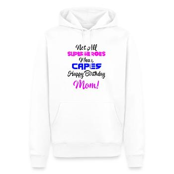 Verjaardag, Verjaardag, Verjaardag, Verjaardag, Verjaardag - Mannen Premium Bio hoodie - wit - Voor - Nico (187cm)