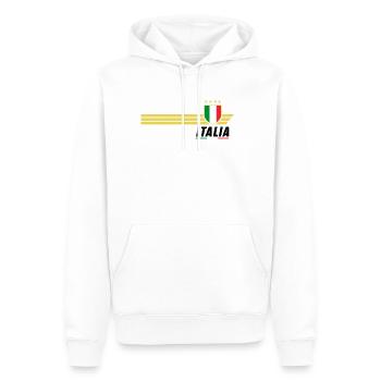 Italia Italien Fahne Fussball Fan Trikot Tricolore - Männer Premium Bio Hoodie - Weiß - Vorne - Nico (187cm)