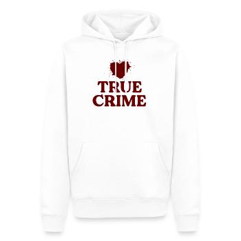 Liebe True Crime Shirt Frauen Murderino Blut - Männer Premium Bio Hoodie - Weiß - Vorne - Nico (187cm)