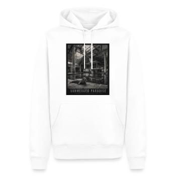 Paradis submergé Lieu perdu Phoques Crime animal - Sweat à capuche Premium bio Homme - blanc - Devant - Nico (187cm)