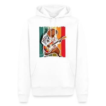 Life is Better with Capybaras - Cute Rodent - Men’s Premium Organic Hoodie - white - Front - Nico (187cm)
