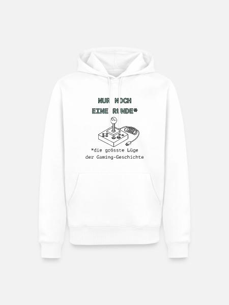 Runde2 - Männer Premium Bio Hoodie - Weiß